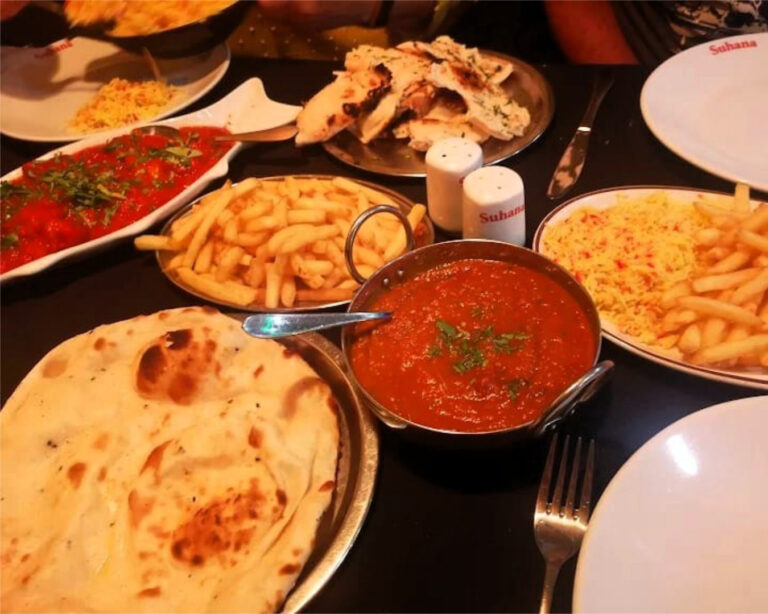 Home curry chips naan